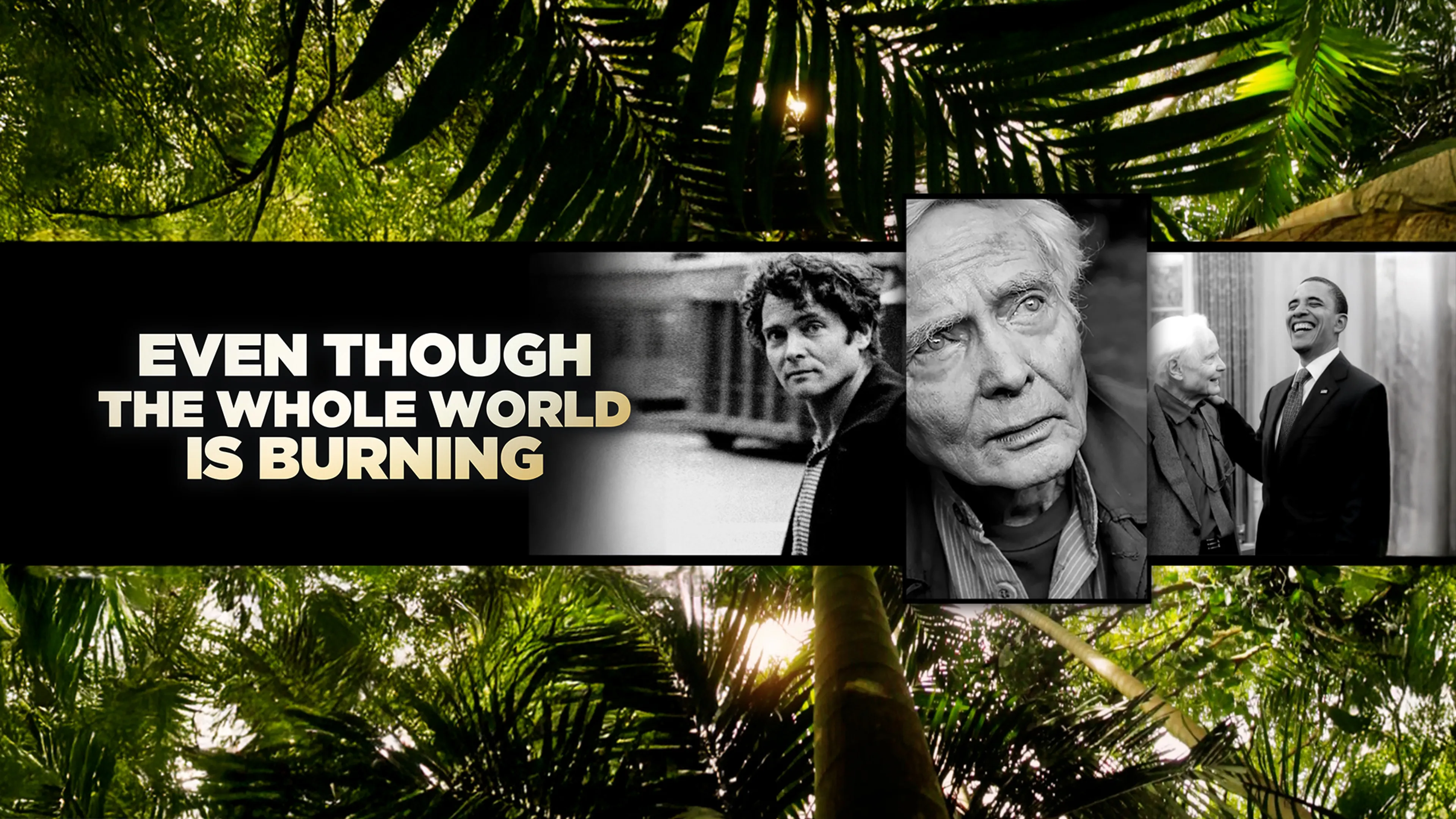 Even Though the Whole World is Burning poster